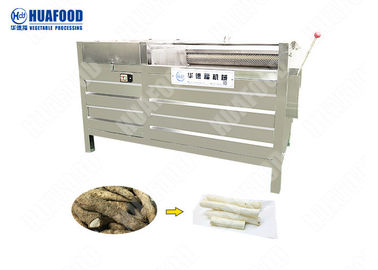 स्वचालित खाद्य प्रसंस्करण मशीनें 304 SUS आलू छीलने की मशीन
