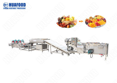 वाणिज्यिक फल सब्जी धोने ड्रायर मशीन फल और सब्जी प्रसंस्करण मशीनरी