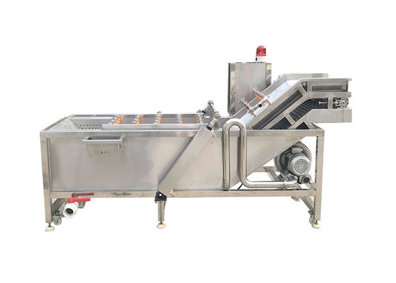 ताजा मैंगो ब्रश रोलर 500 किग्रा / घंटा सब्जी धोने की मशीन