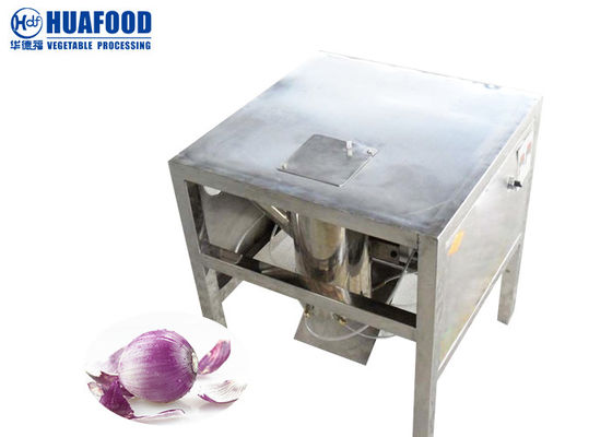 छीलने के लिए औद्योगिक पूर्ण स्वचालित प्याज प्रसंस्करण उपकरण 100W