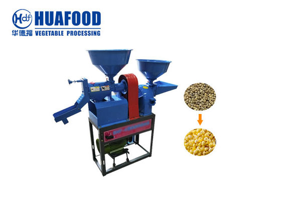 2.2kw स्वचालित खाद्य प्रसंस्करण मशीनें कृषि संयुक्त मिनी चावल मिल