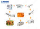 उच्च दक्षता आलू प्रसंस्करण मशीनरी ब्रश प्रकार गाजर सफाई मशीन