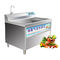 150KG छोटे फल और सब्जियां वॉशिंग मशीन एयर बबल मशीन