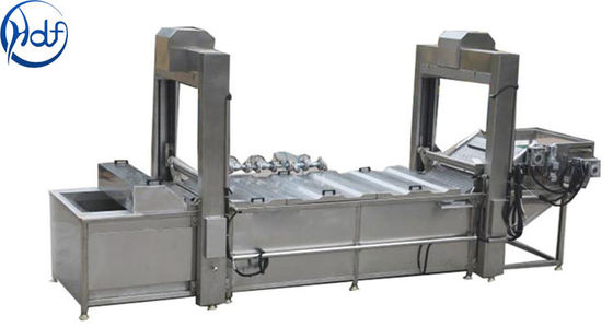 2.95kw टमाटर स्टरलाइज़िंग वेजिटेबल ब्लैंचिंग मशीन फ़ूड प्रीकुकिंग